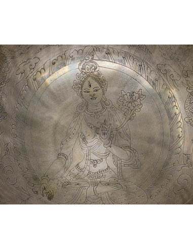 Cuenco Full Moon grabado con "Tara Blanca". 27...