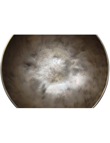 Cuenco Full Moon grabado con "Manjushree" . 28...