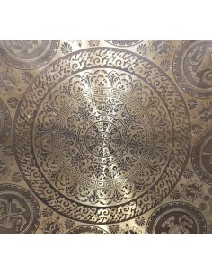 Gong Tam Tam 50 cm. "Om mane - Signos auspiciosos" + funda 2