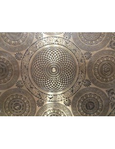 Gong Tam Tam 50 cm. "Mandala Flor" + funda 2