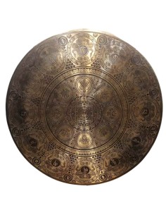 Gong Tam Tam 50 cm. "Signos auspiciosos - om mane" + funda