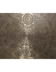 Gong Tam Tam 50 cm. "Mandala flor de la vida II" + funda 2