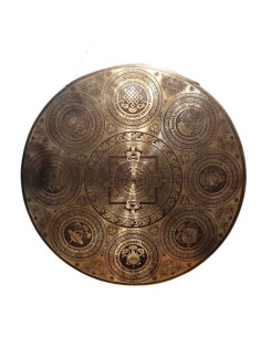 Gong Tam Tam 40 cm. "Mandala om mane- Signos auspiciosos"...