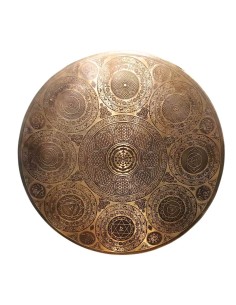 Gong Tam Tam 40 cm. Flor de la vida + funda
