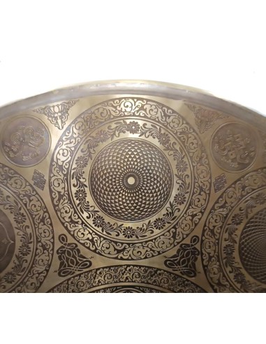 Gong Tam Tam 40 cm. Flor de la vida + funda