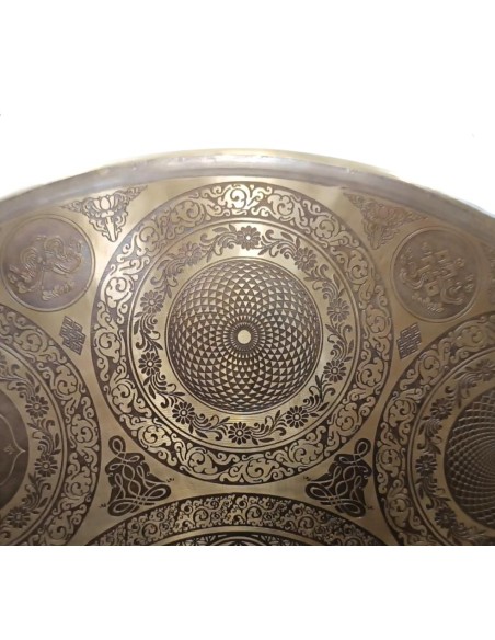 Gong Tam Tam 40 cm. Flor de la vida + funda