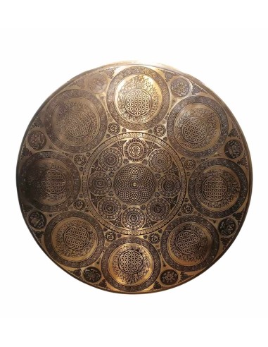 Gong Tam Tam 40 cm. Mandala- flor de la vida +...