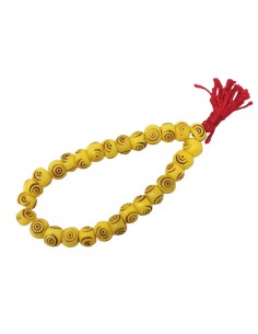 Pulsera de hueso amarillo "tercer ojo" 8 mm