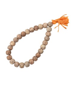 Pulsera elástica de semilla de flor de loto 8 mm