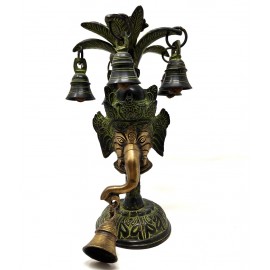 Lámpara Ganesh con campanillas
