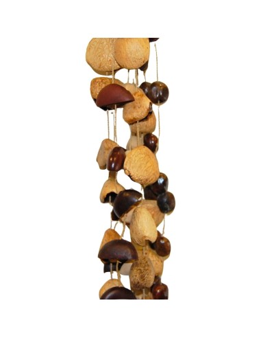 maraca chamánica grande semillas mix