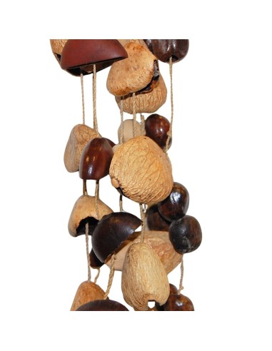 maraca chamánica grande semillas mix