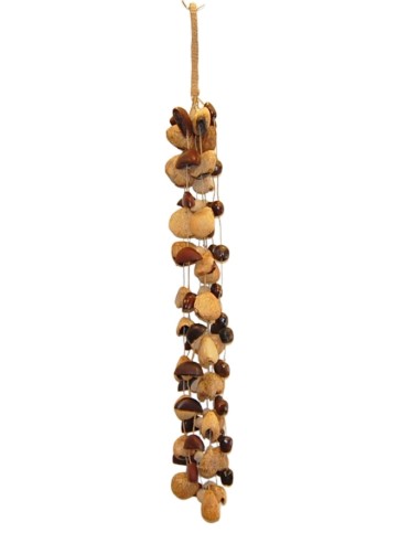 maraca chamánica grande semillas mix