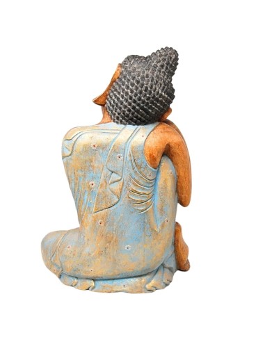 Buda decapado sobre rodilla - 52 cm
