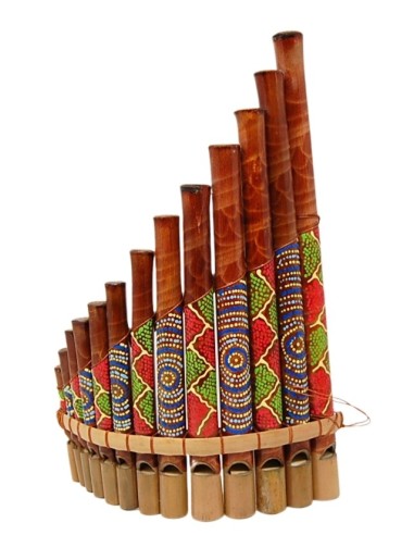Flauta de Pan  pintada grande