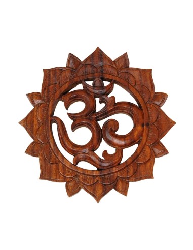 Om - Madera colgar - 20 cm.
