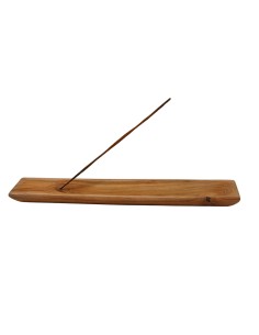 Incensario de madera rectangular