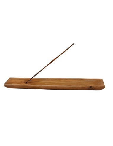 Incensario de madera rectangular