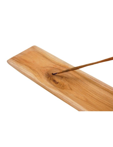 Incensario de madera rectangular