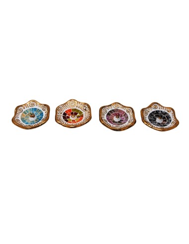 Incensario con cristales de colores III (Varios...