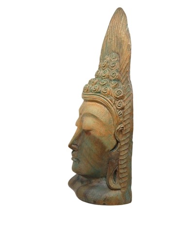 Rostro de Buda Madera - 44 cm