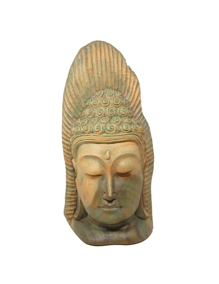 Rostro de Buda Madera - 44 cm