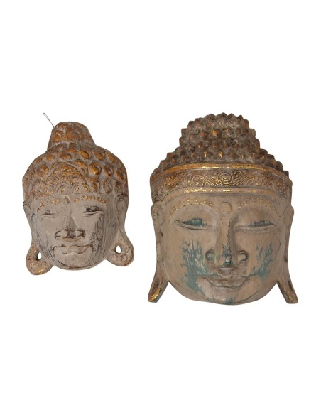 Máscara Buda (Antique) "Pequeña" 20 cm