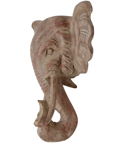 Máscara elefante  (Antique) " Grande" 28 cm.