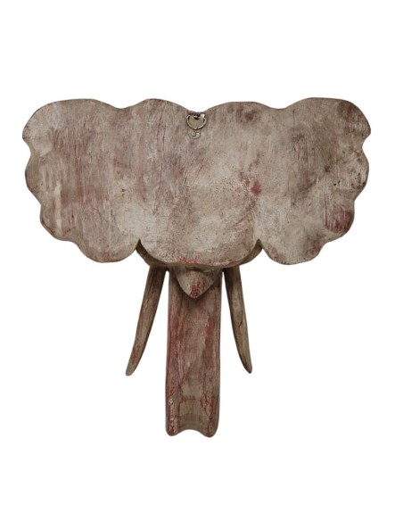 Máscara elefante  (Antique) " Grande" 28 cm.