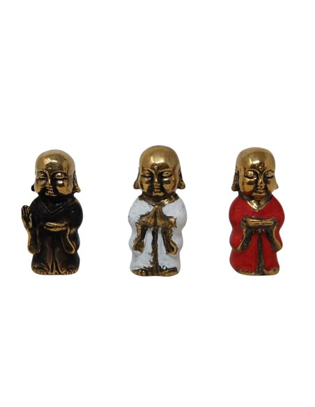 Monje Shaolin - Colores - 7 cm.