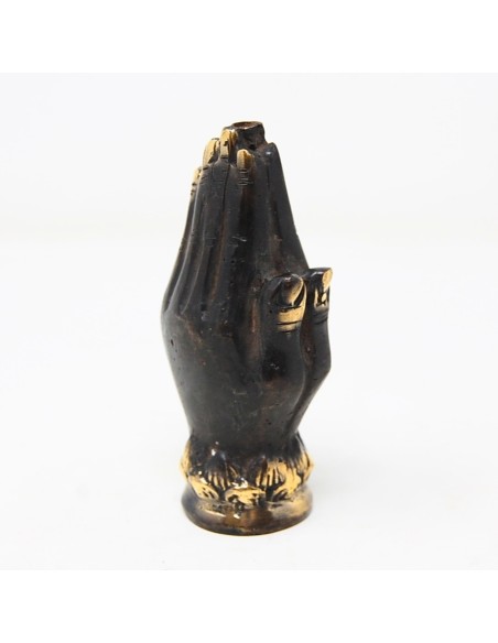 Incensario "Namaste" metal - 10 cm.