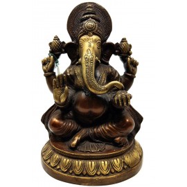 Ganesh bronce 22 cms.