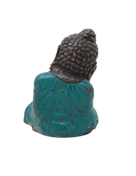 Monje budista relax bronce color - 7 cm