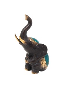 Elefante bronce color - 9 cm
