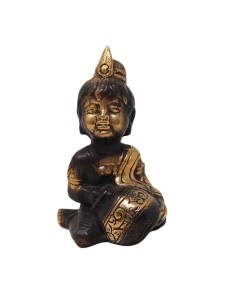 Krishna pequeño bronce - 10 cm