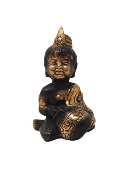 Krishna pequeño bronce - 10 cm