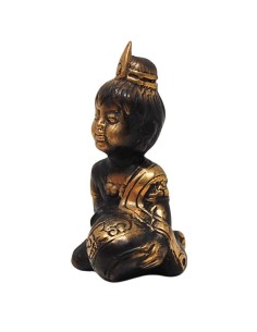 Krishna pequeño bronce - 10 cm 2
