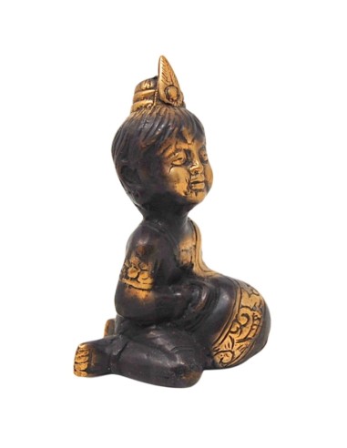 Krishna pequeño bronce - 10 cm