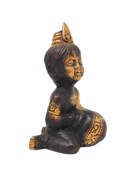 Krishna pequeño bronce - 10 cm