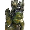 Rostro "Ganesh" bronce 38 cms.