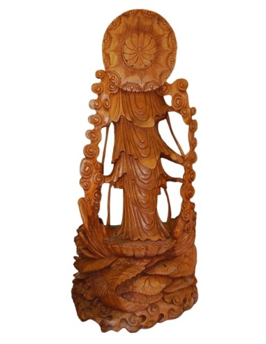 Guan Yin de madera - 100 cm (Solo para recoger...