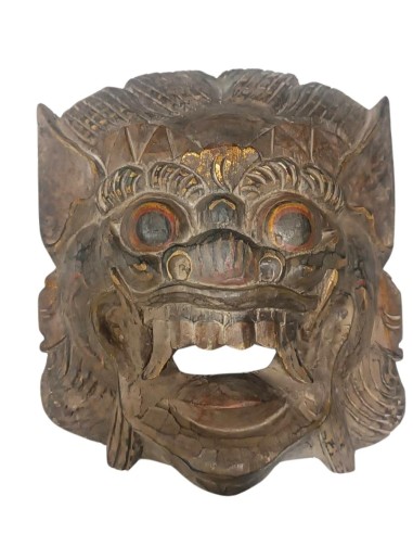 Máscara Barong (Antique) "mediano" - 24 x 25 cm