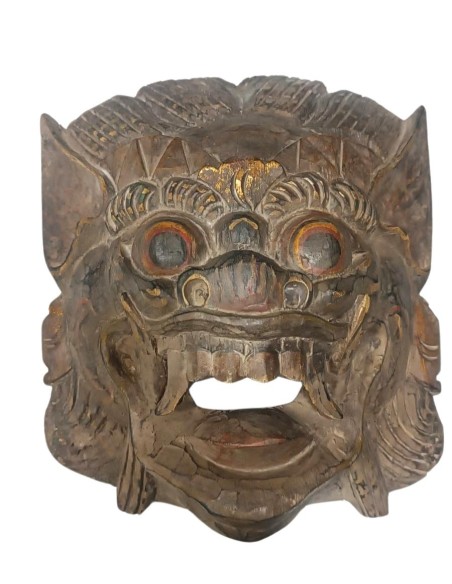 Máscara Barong (Antique) "mediano" - 24 x 25 cm