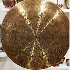 Gong Tam Tam 60 cms. "Shree yantra/Om" + funda