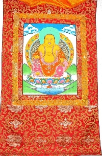 Buda Ho Tai con brocado mediano