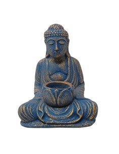 Porta velas "Buda" de piedra 2