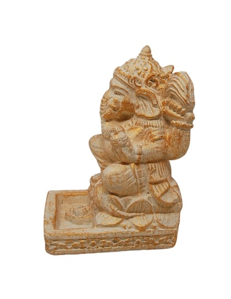 incensario Ganesh piedra 18 cm