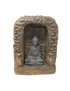 Buda en cueva de piedra 32 cm