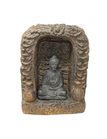 Buda en cueva de piedra 32 cm