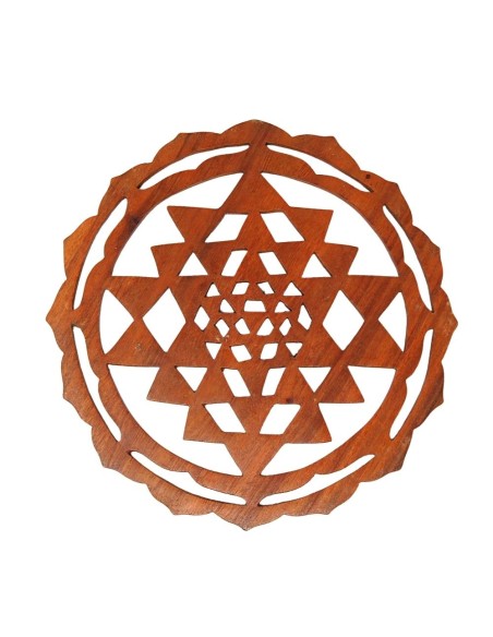 Shree yantra de madera 27 cm